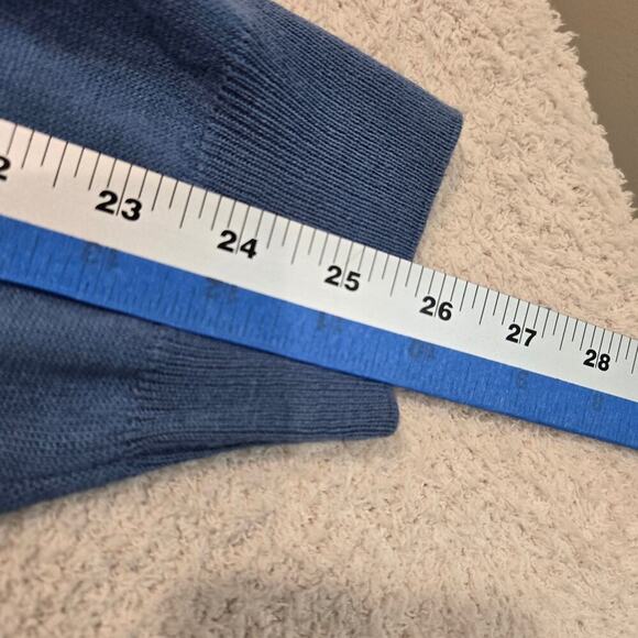 Sette Ponti Blue Argyle Sweater Made in Italy Merino Wool blend V-neck Men's XXL - Picture 7 of 10